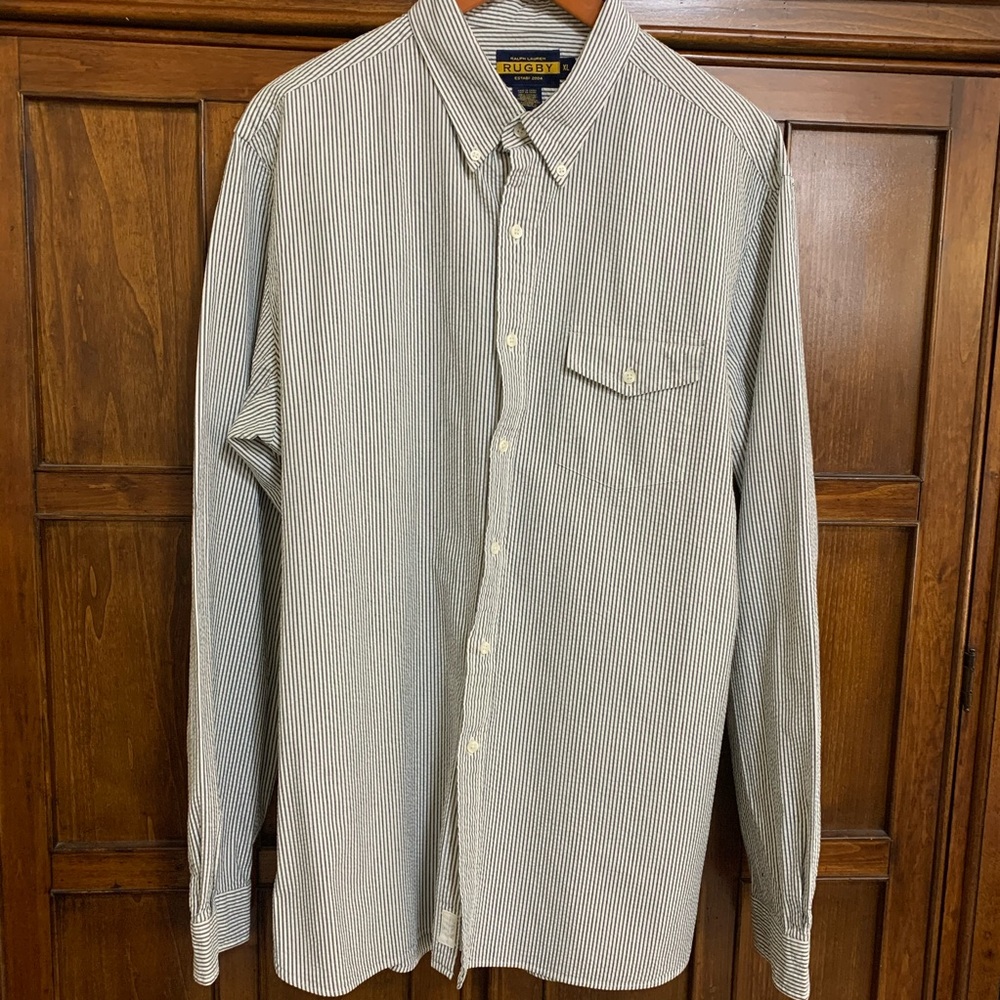 Ralph Lauren Rigby Seersucker Button down (XL)